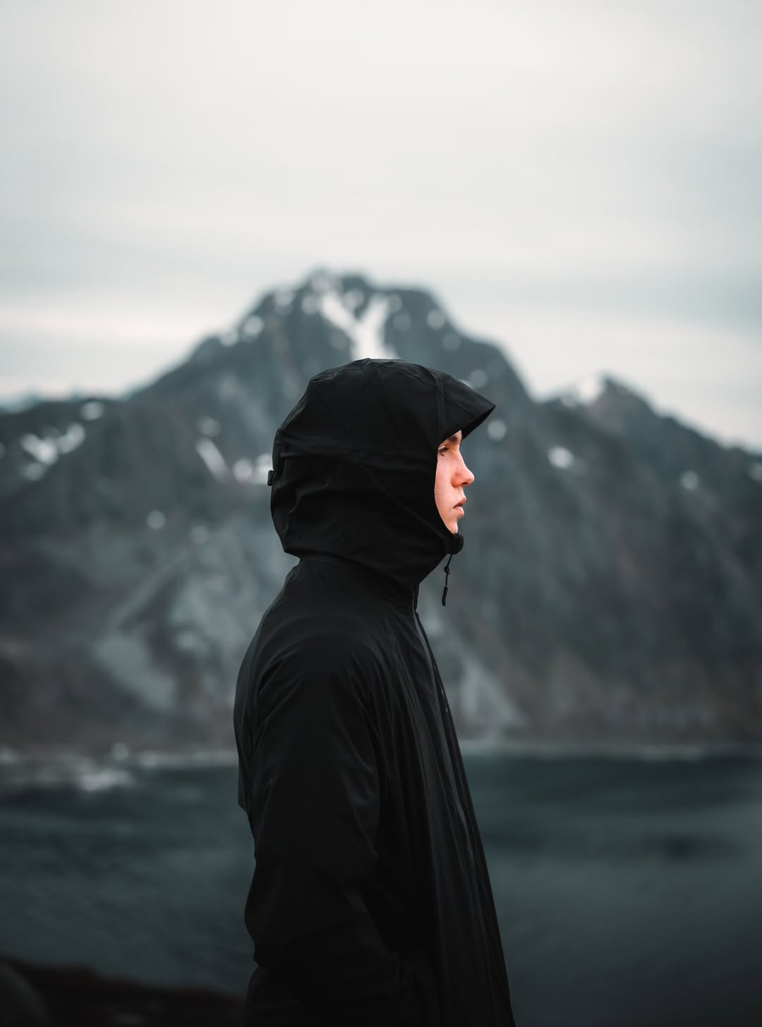Fat Moose hooded outerwear photographed against a Nordic coastal landscape